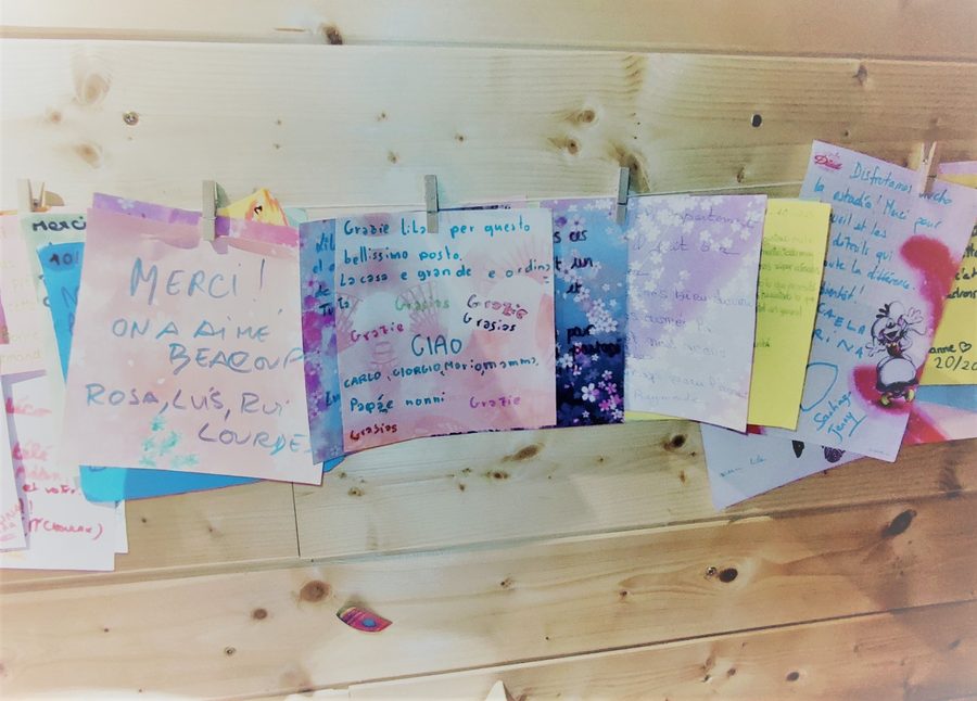 Remerciements des voyageurs